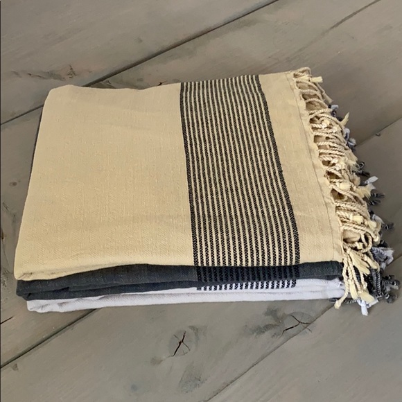 Turkish Bath/Beach Towel - Mustard'y' Color - Picture 3 of 7